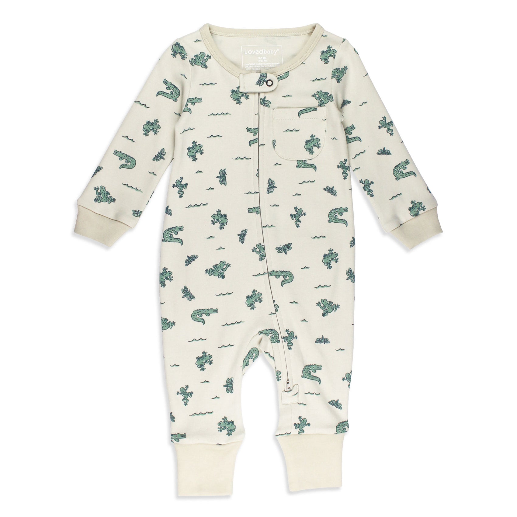 Organic Zipper Romper