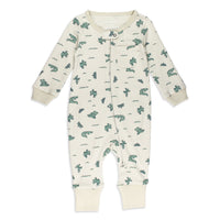 Organic Zipper Romper