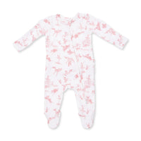 Ruffle Back Zipper Footie