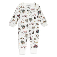 Organic Zipper Romper