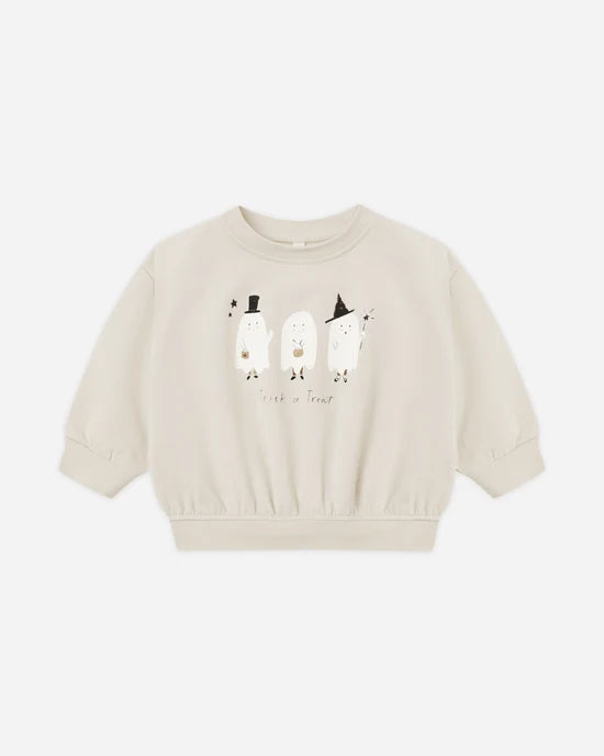 Fleece Sweatshirt Trick or Treat