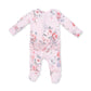 Ruffle Back Zipper Footie