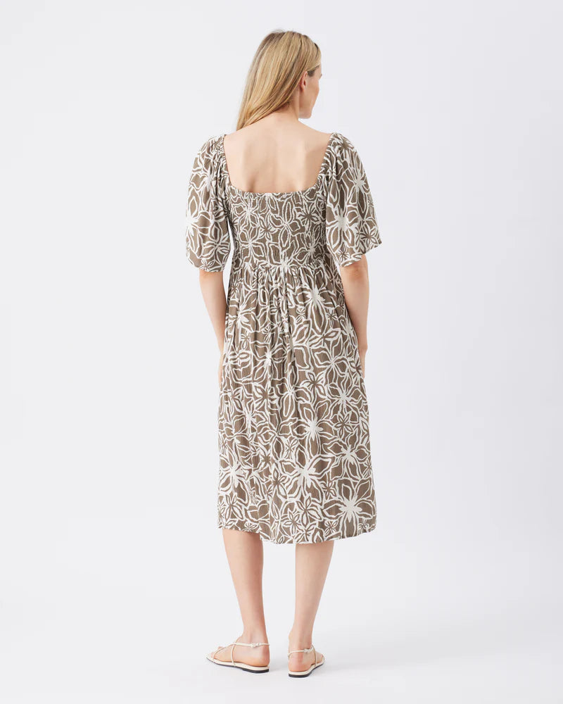 Alona Shirred Dress