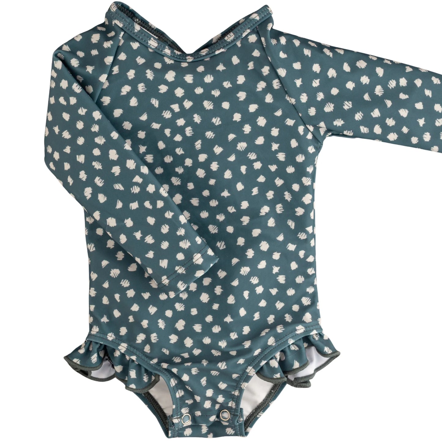 Ruffle Rashguard Suit