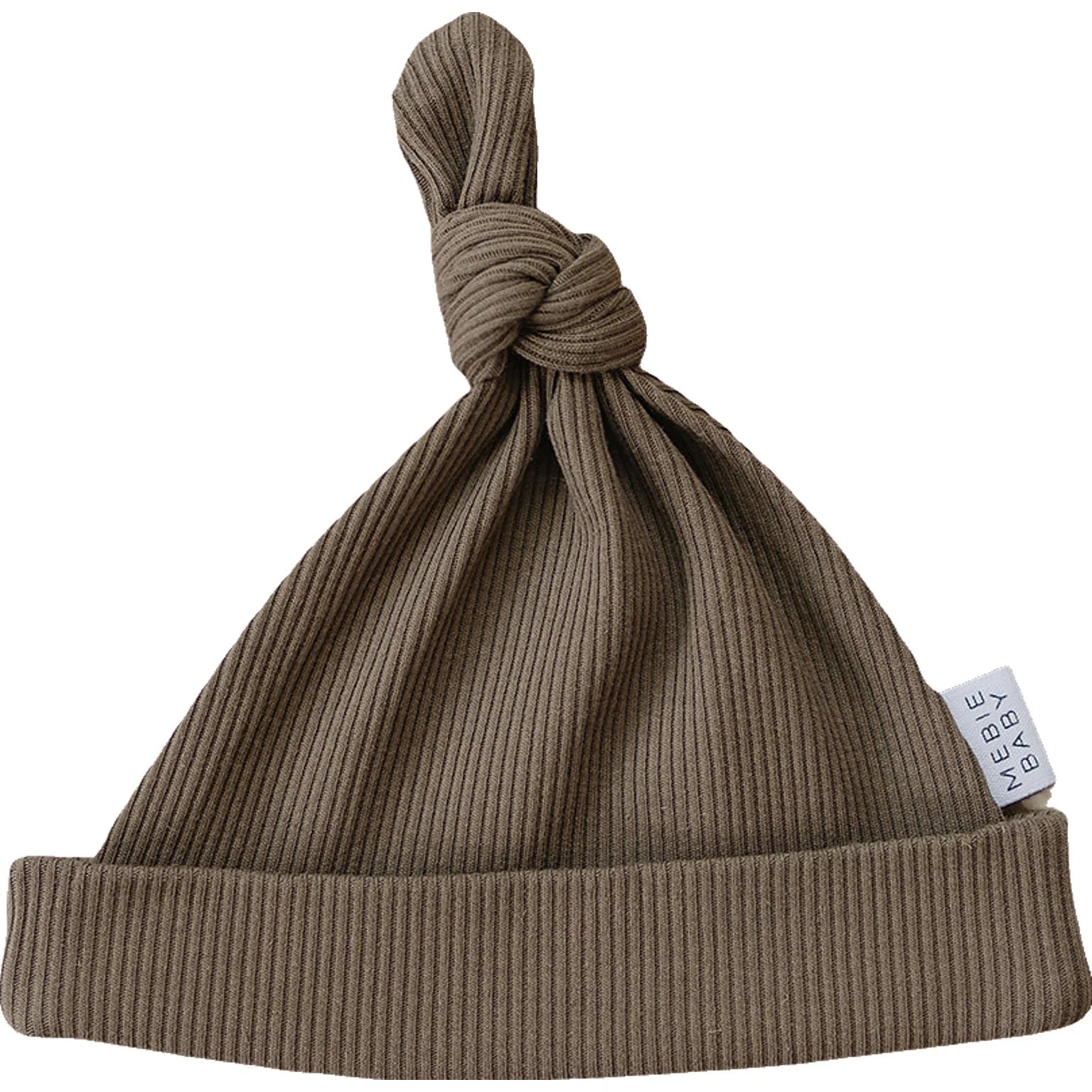 Organic Ribbed Knotted Hat