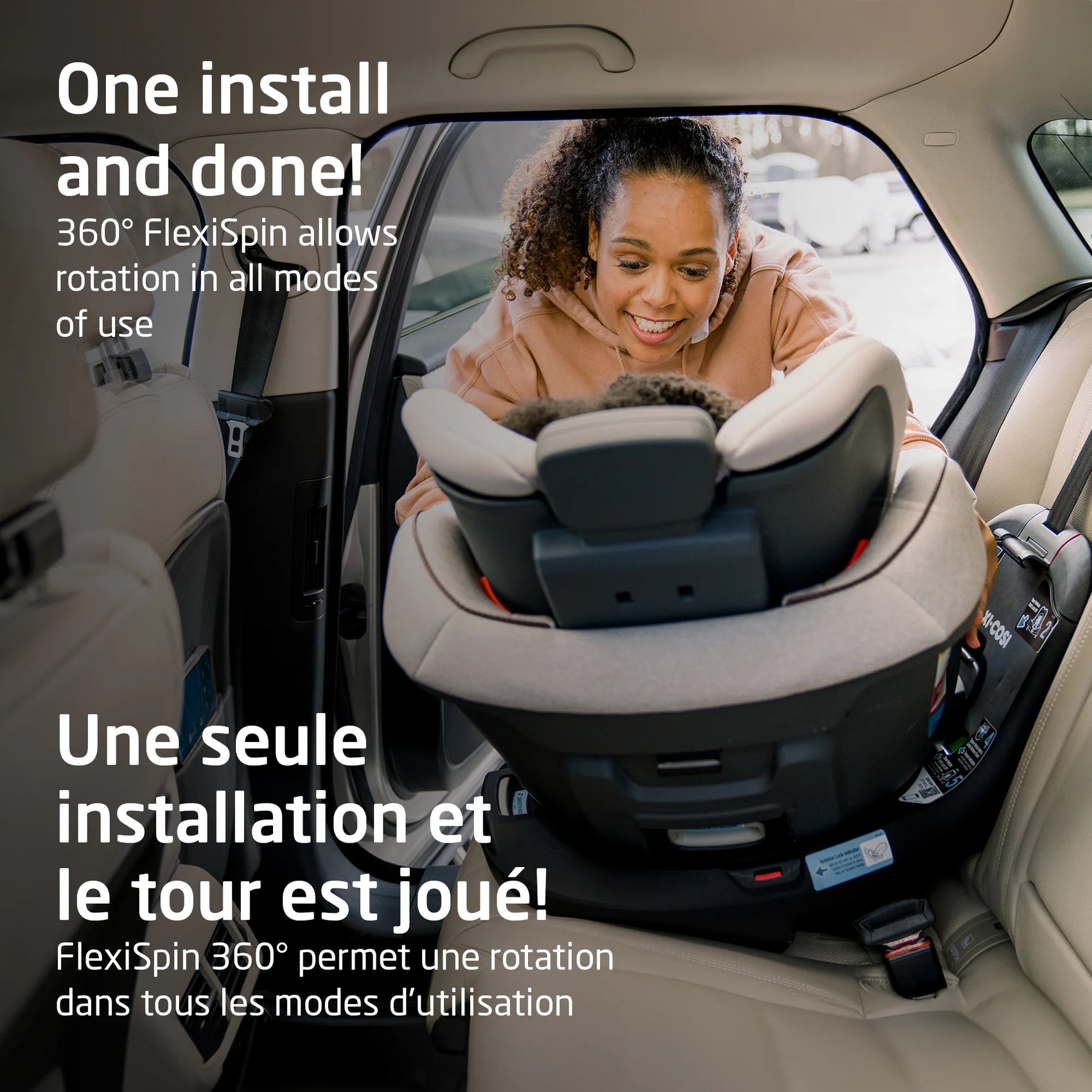 Andi 360° Rotating All-in-One Convertible Car Seat