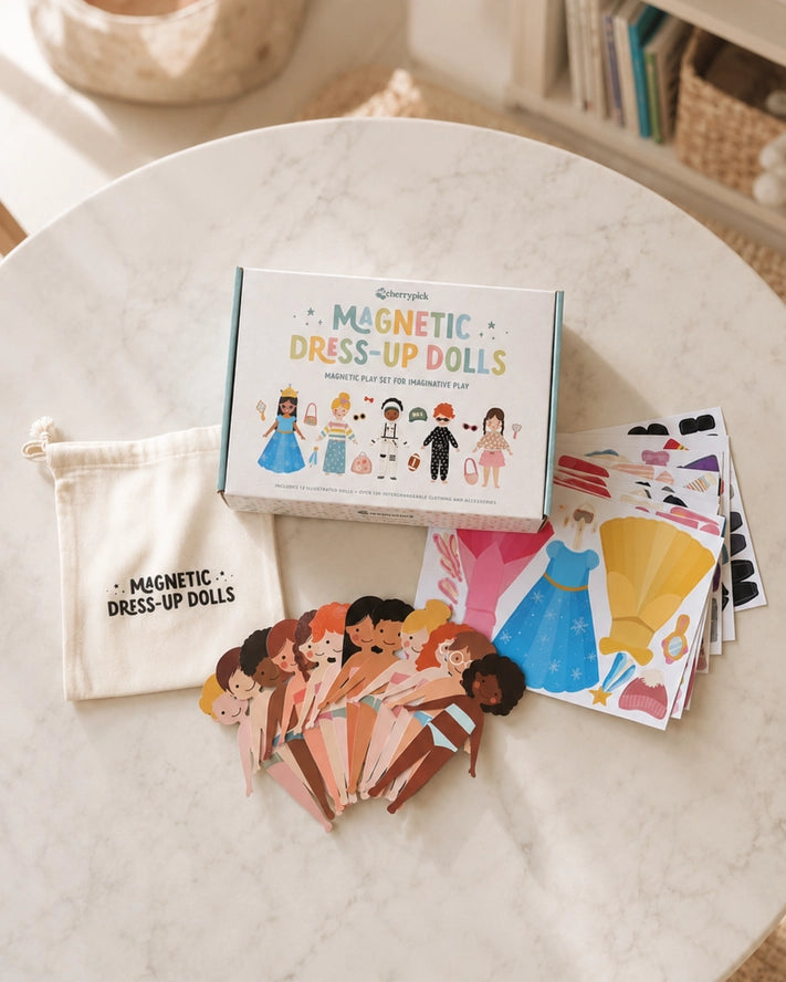 Magnetic Dress-Up Dolls Playset