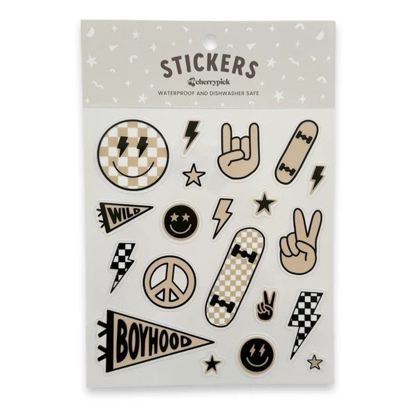 Boyhood Waterproof Stickers