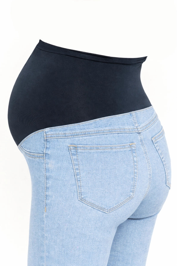 Roll Cuff Straight Leg Jean