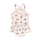 Skirted X-Back Bodysuit