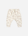 Drawstring Pant Floral Vine