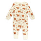 Organic Zipper Romper