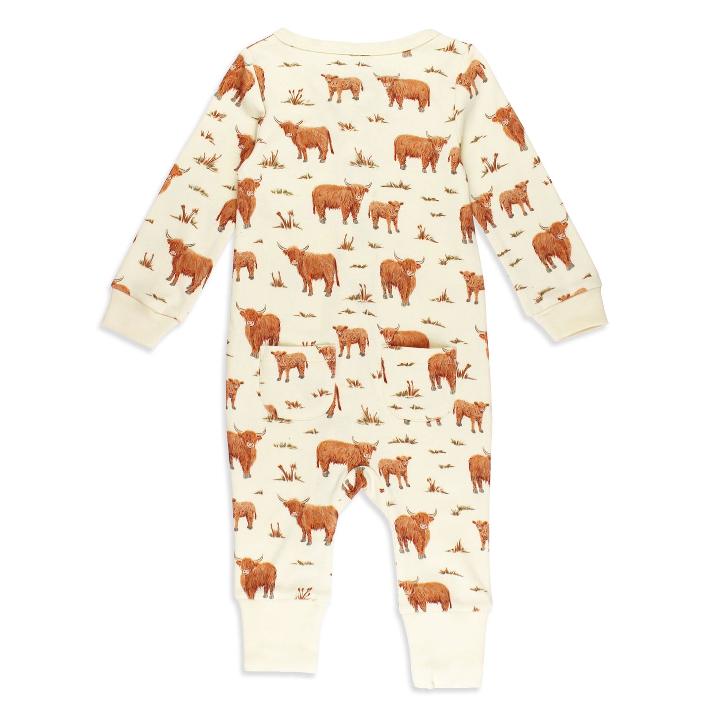 Organic Zipper Romper