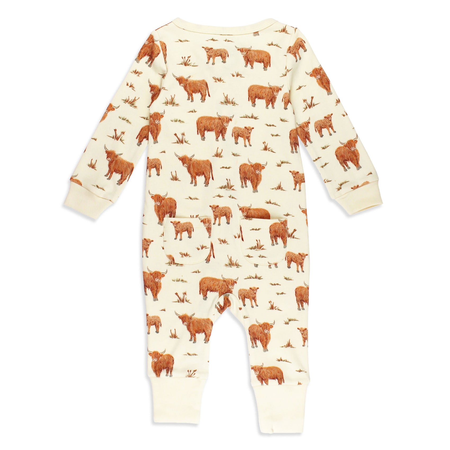 Organic Zipper Romper