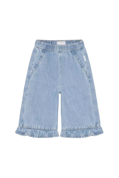 Ruffle Denim Pant