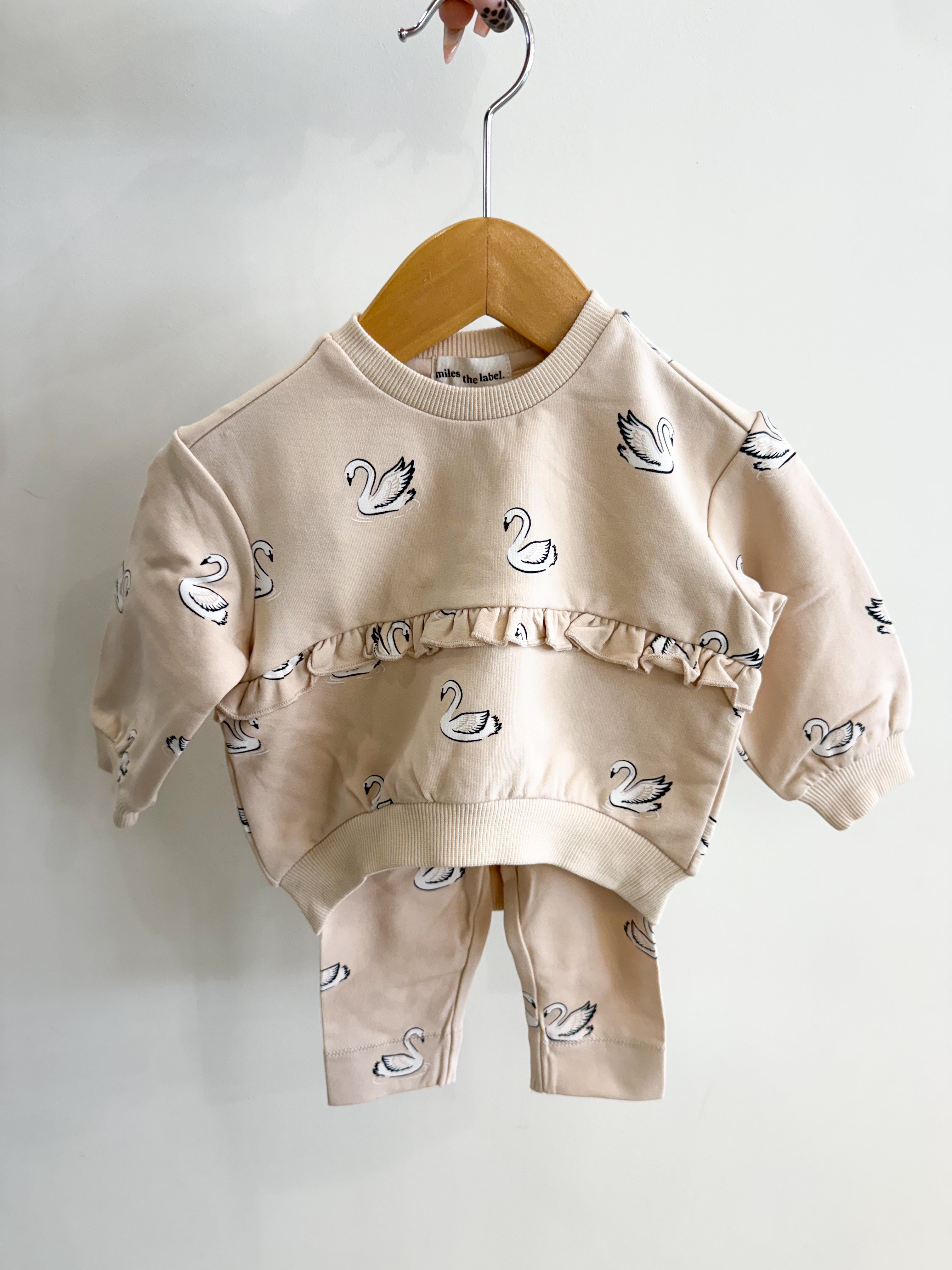 Swan Print 2 piece set