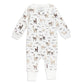 Organic Zipper Romper