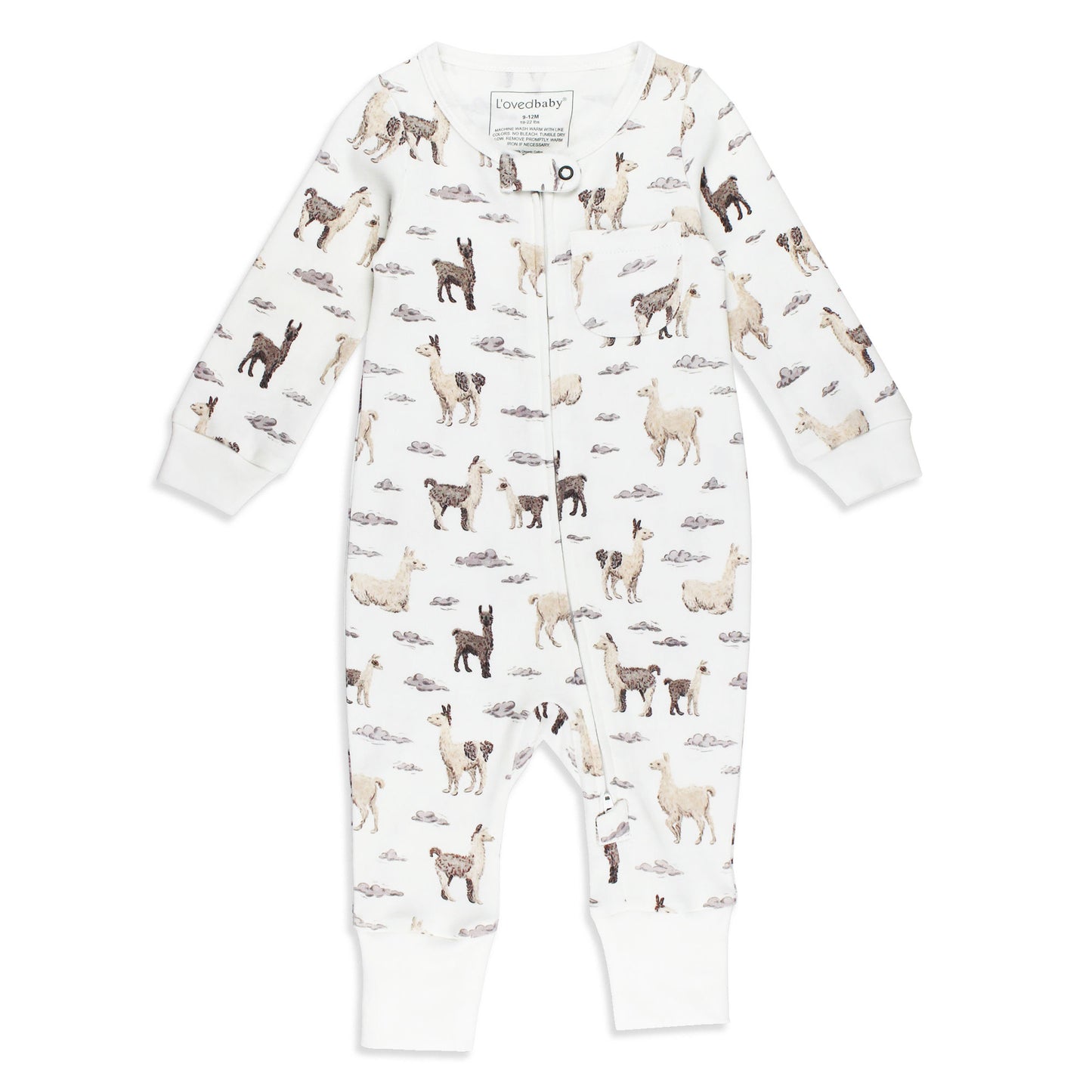 Organic Zipper Romper