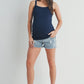 Ribbed Maternity Tank