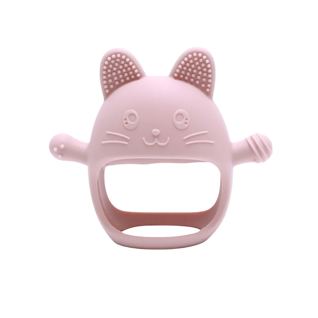 Cat Silicone Teething Mitt
