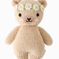 Baby Honey Bear - Ivory Floral