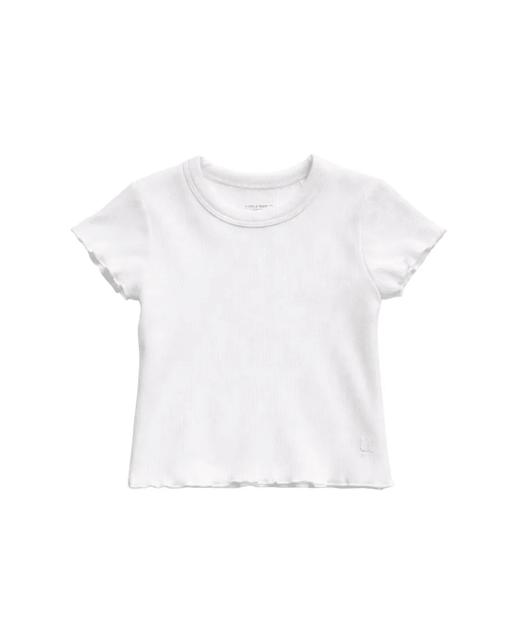 Ribbed Lettuce Tee - Kids