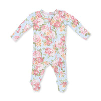 Ruffle Back Zipper Footie
