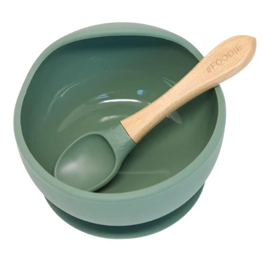 Silicone Bowl + Spoon Set