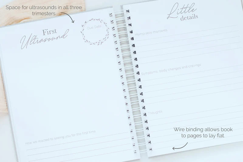 Pregnancy Journal - Sand Linen