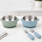 Stainless Steel Bowl + Utensils