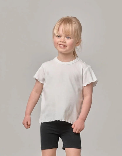 Ribbed Lettuce Tee - Kids