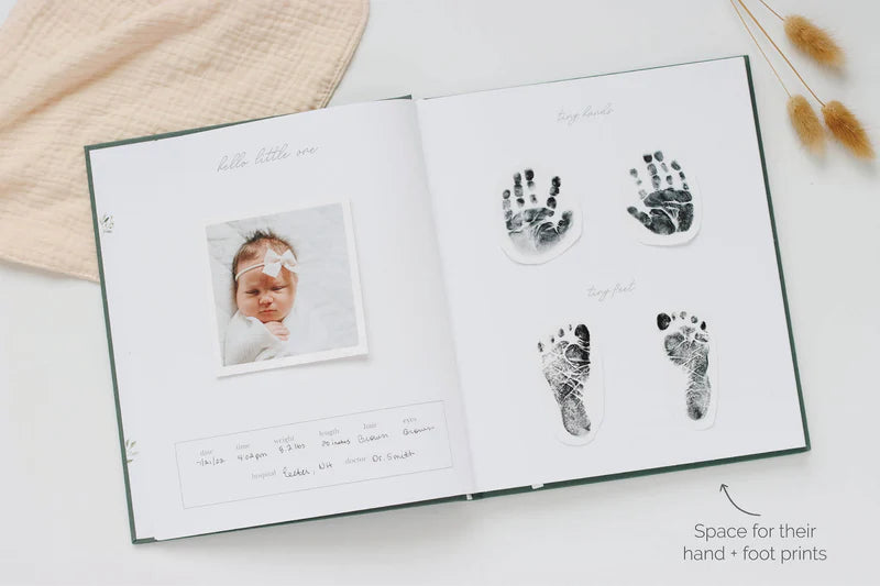 Baby Book + Keepsake Box