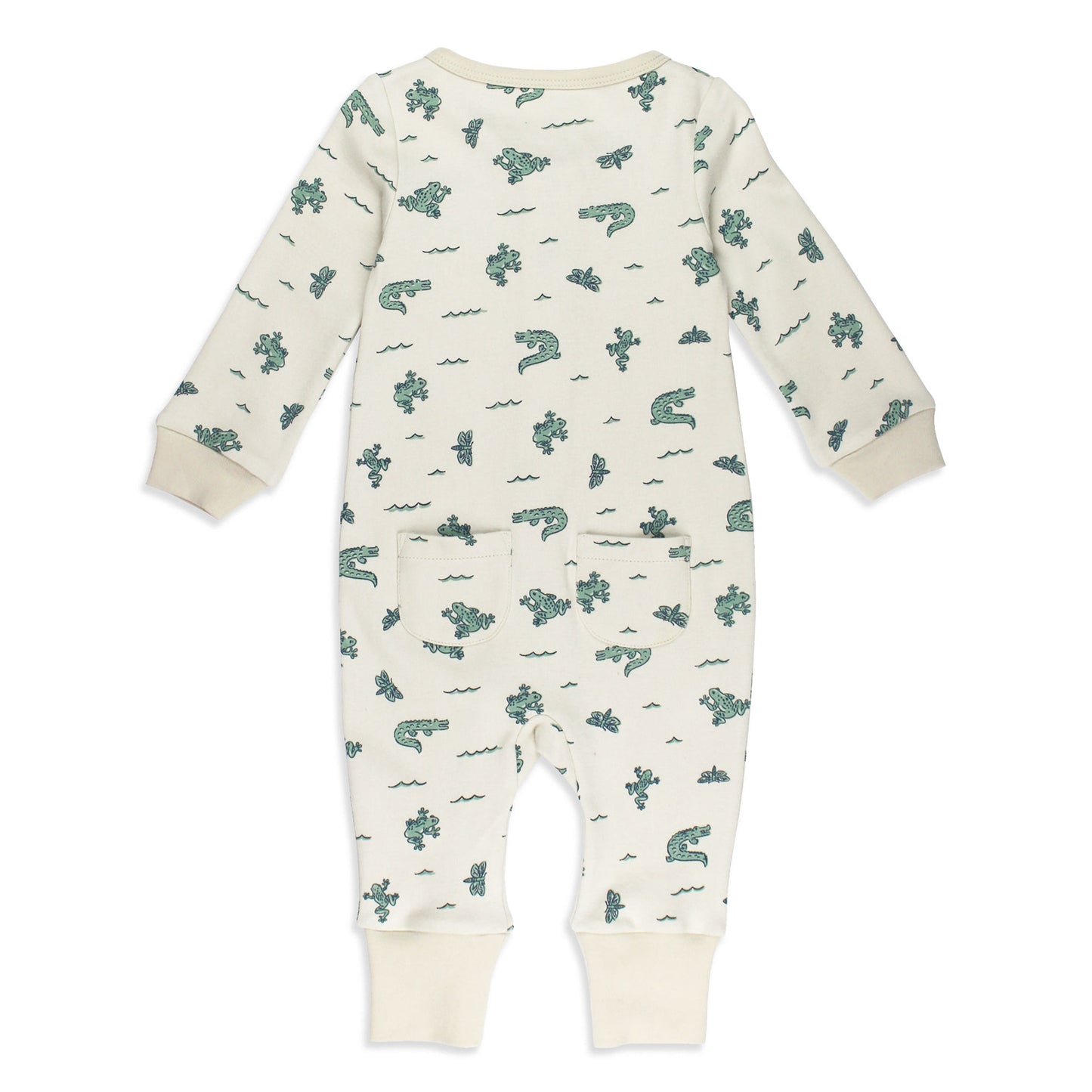 Organic Zipper Romper