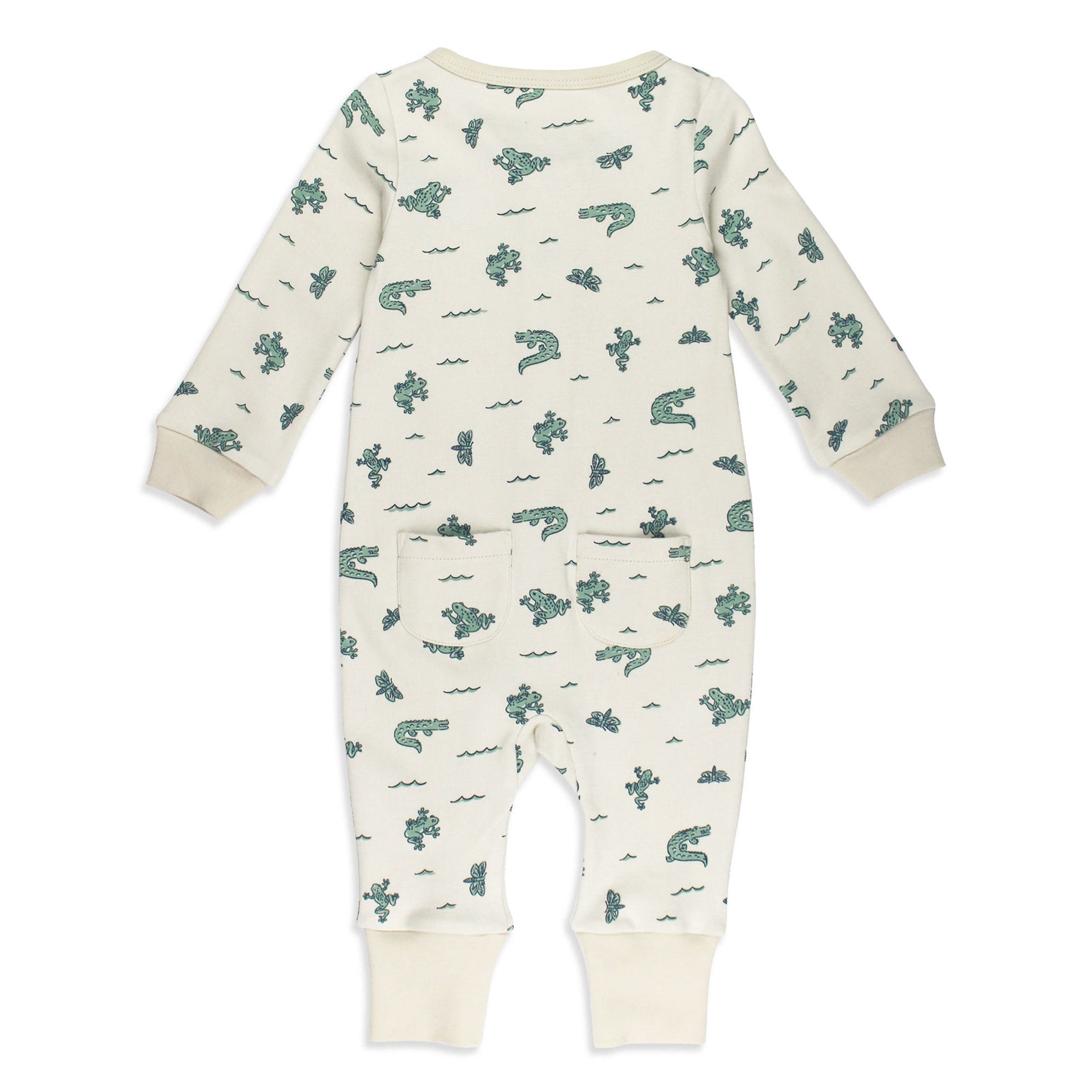 Organic Zipper Romper