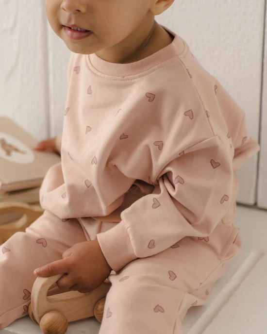 Relaxed Sweatshirt Hearts