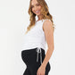 Jodie Ruched Rib Tank