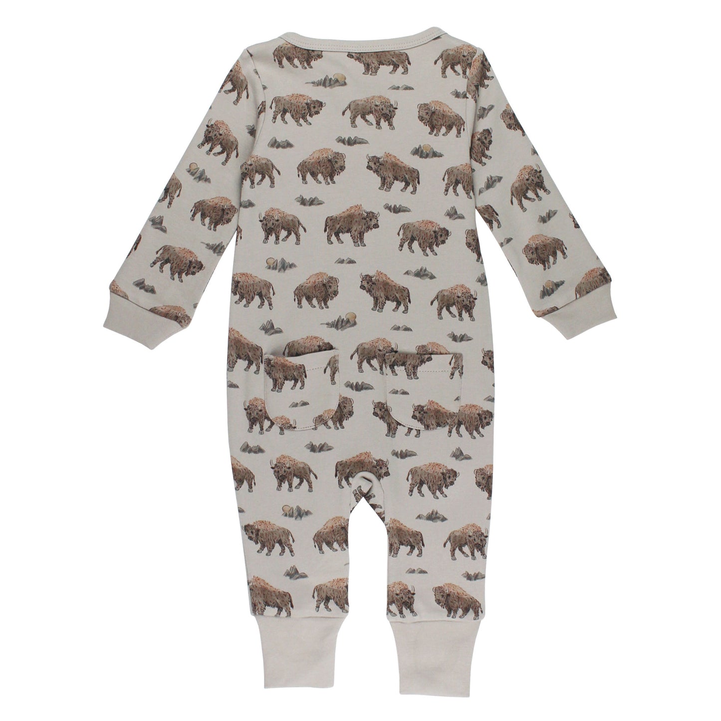 Organic Zipper Romper