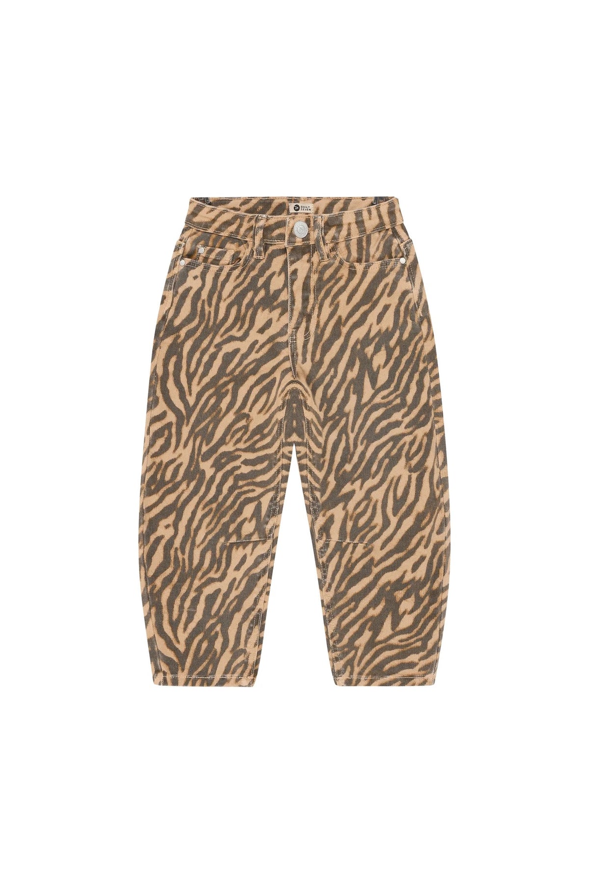 Barrel Fit Animal Print Pants