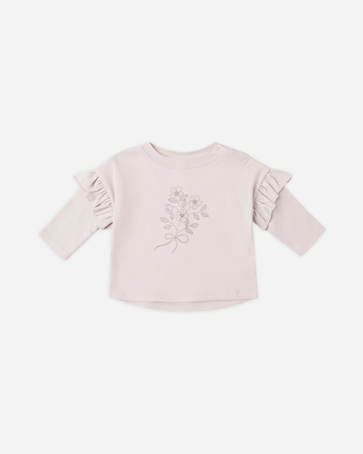 Ruffle L/S Tee Fleur