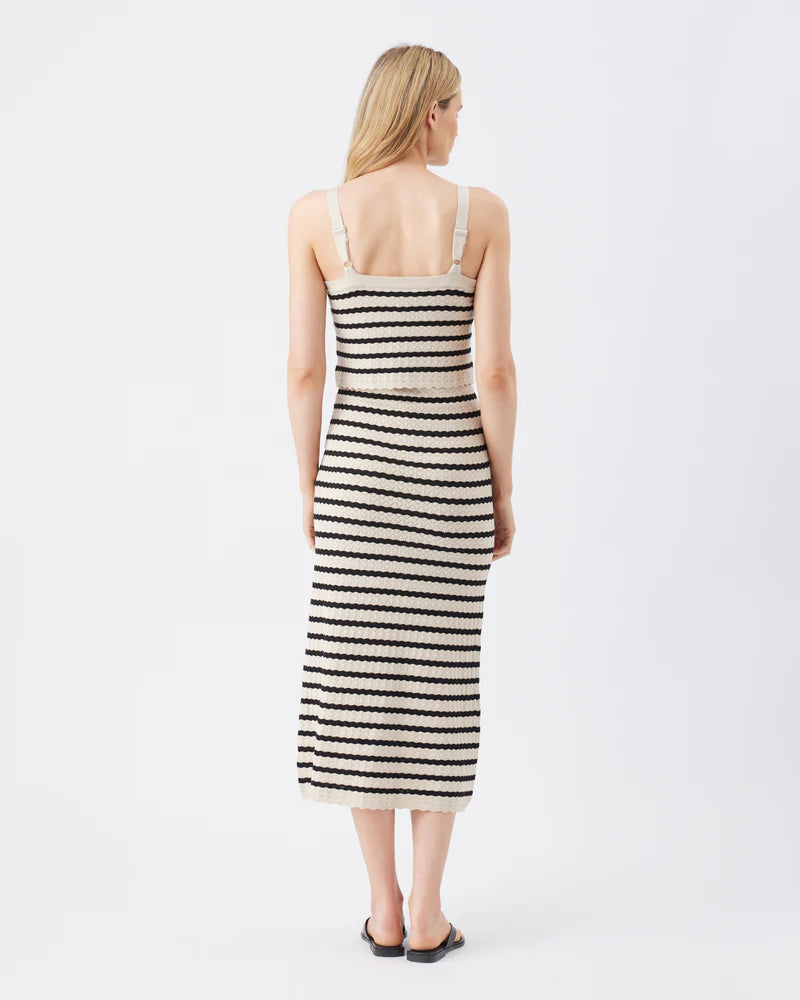 Pointelle Knit Nursing Dress