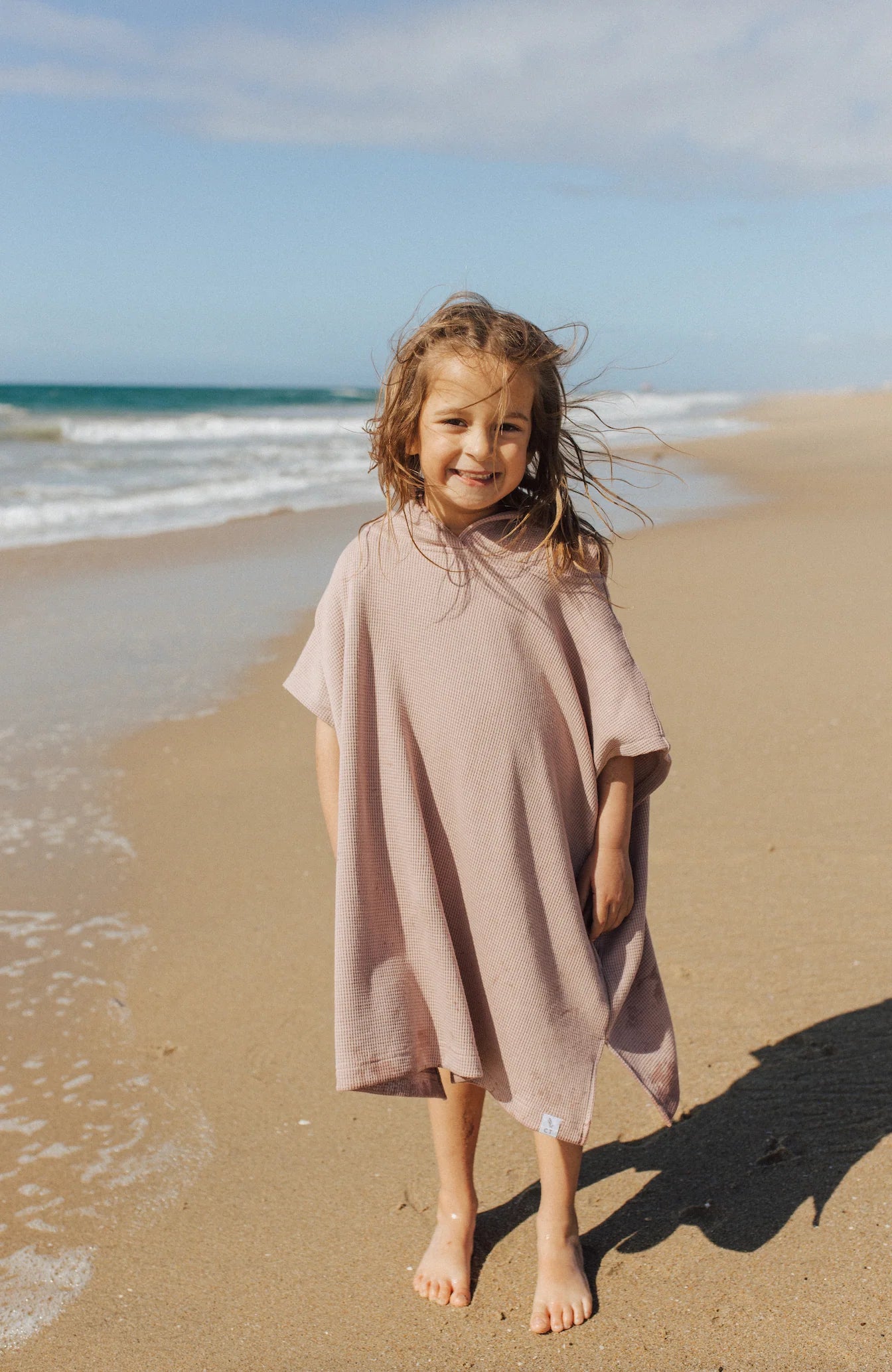 Waffle Beach Poncho