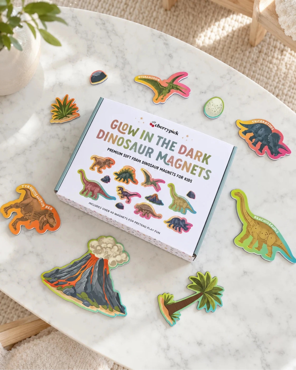 Glow-in-the-Dark Dinosaur Magnets