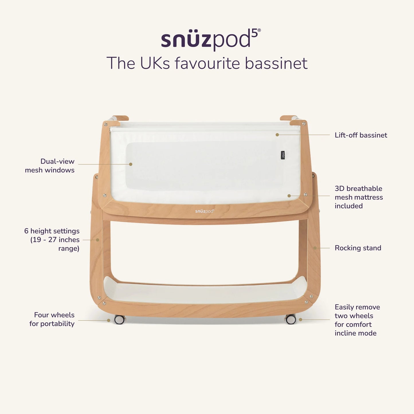 SnüzPod 5 Bassinet