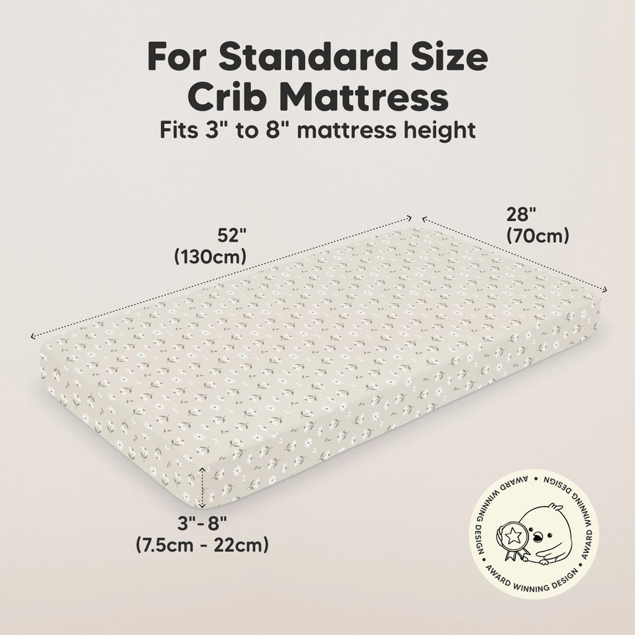 Soothe Fitted Crib Sheet 2pk