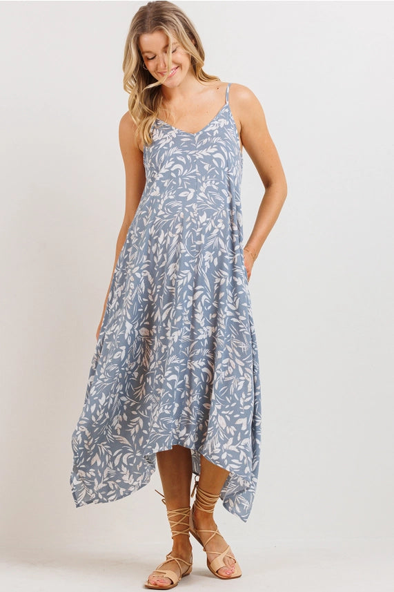 Asymmetric Midi Dress