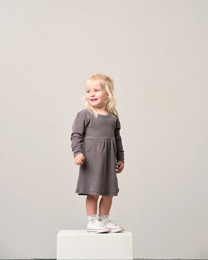 Long Sleeve Ribbed Dress