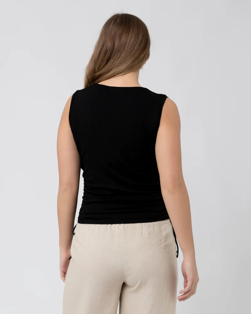 Jodie Ruched Rib Tank