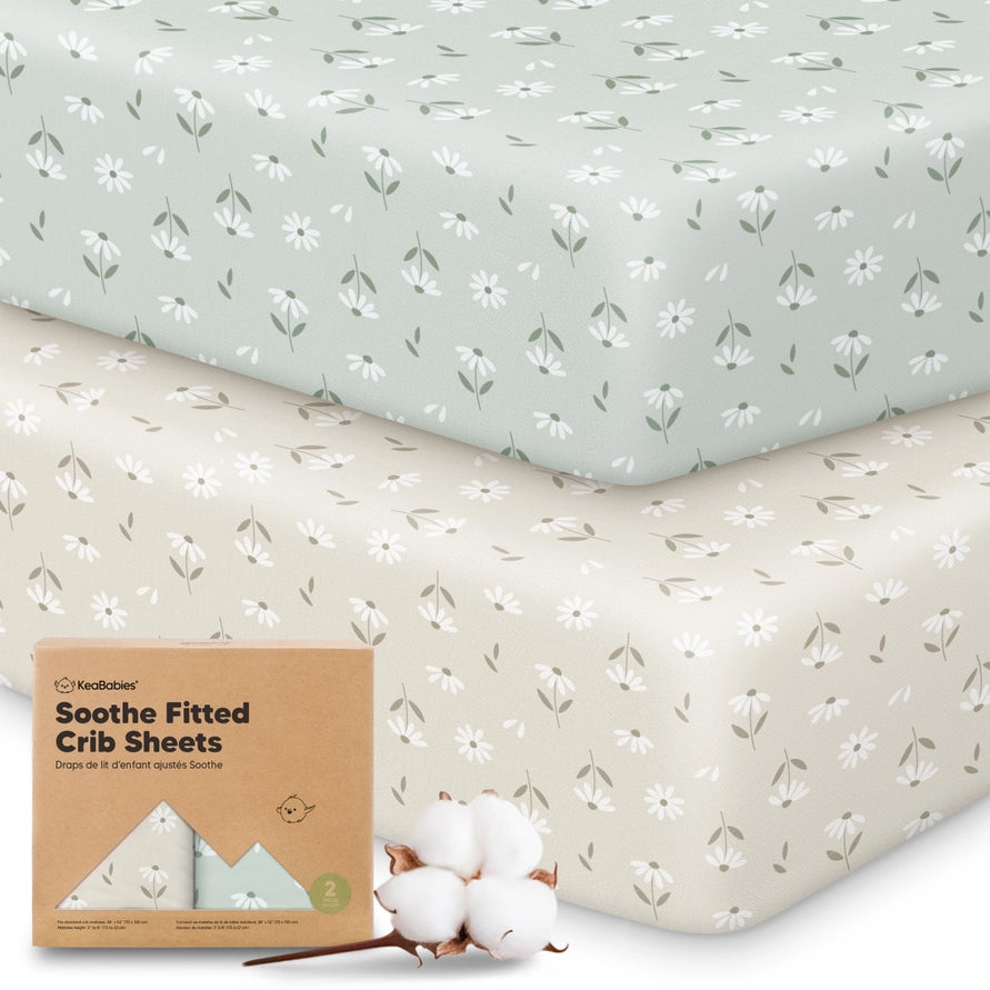Soothe Fitted Crib Sheet 2pk