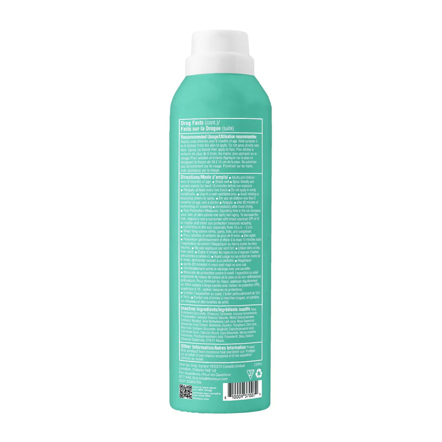 Think Kids Clear Zinc Sunscreen Spray SPF 50