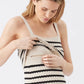 Pointelle Knit Nursing Dress